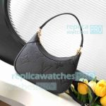 Copy L--V Bagatelle Black Hobo Bag Monogram m46002 